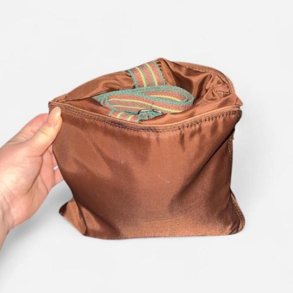 Totes Brown Nylon Weekender Bag, Duffle Bag for Travel, Collapsible tote bag - Picture 6 of 8